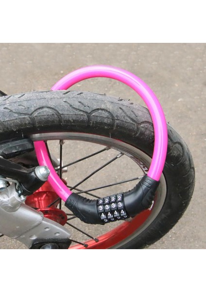 Siyah Stil Koruyucu Bisiklet Kilidi Hırsızlık Önleyici Dijital Kombinasyon Şifreli Bisiklet Kilit Güvenlik Bisiklet Bisiklet Kablo Zincir Kilidi Kompakt Boyut (Yurt Dışından) indirimleri