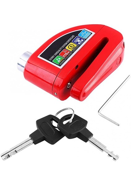 Koyu Gri Tarzı Motosiklet Scooter Bisiklet Hırsızlık Korumalı Disk Fren Kilidi Güvenlik Alarm Sistemi E-Bisiklet Bisiklet Alarm Disk Fren Kilidi Bisiklet Parçaları (Yurt Dışından) modelleri