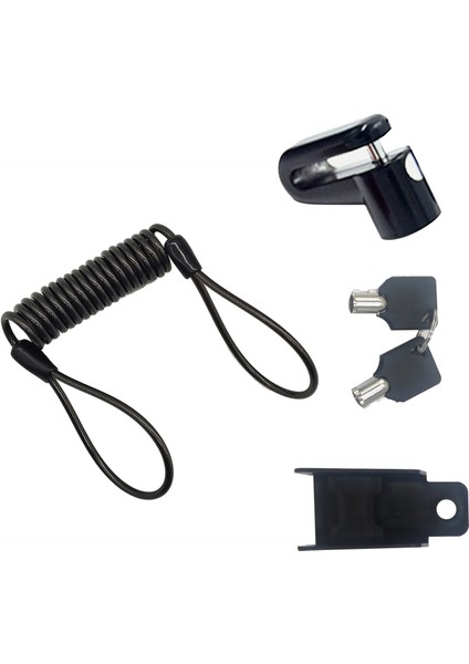 Bkbk Tarzı M365 Elektrikli Scooter Koruma Aksesuarı Rxbc Hırsızlık Önleyici Tekerlek Disk Fren Kilidi (Yurt Dışından)