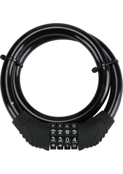 Siyah Stil Bisiklet Aksesuarları Bisiklet Kilidi Hırsızlık Önleyici Şifreli Kombinasyon Numarası Kilidi Bisiklet Kilit Çelik Outdoor Ekipman Mtb Parçaları (Yurt Dışından)