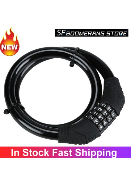 Siyah Stil Bisiklet Aksesuarları Bisiklet Kilidi Hırsızlık Önleyici Şifreli Kombinasyon Numarası Kilidi Bisiklet Kilit Çelik Outdoor Ekipman Mtb Parçaları (Yurt Dışından) indirimleri