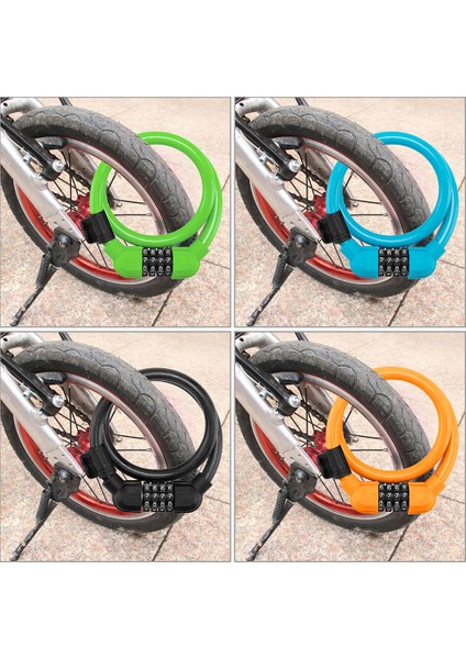 Siyah Stil Evrensel Motosiklet Bisiklet Güvenlik Kilidi Ile Kilitleme Braketi Dağ Bisikleti Çelik Kablo Kilit Bisiklet Aksesuarları (Yurt Dışından) modelleri