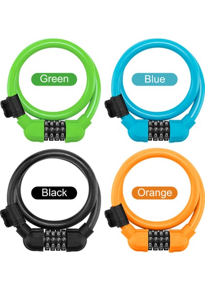 Siyah Stil Evrensel Motosiklet Bisiklet Güvenlik Kilidi Ile Kilitleme Braketi Dağ Bisikleti Çelik Kablo Kilit Bisiklet Aksesuarları (Yurt Dışından) fırsatları