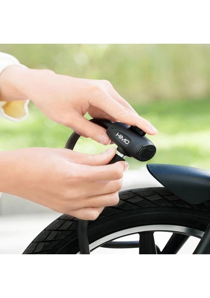 Hımo Lı50 Bisiklet Elektrikli Kilit Hırsızlık Koruma Uzun 150CM Çelik Esnek Kablo Ile 2 Anahtar Xıaomı Hım0 Z Z20 H1 T1 Için (Yurt Dışından) modelleri