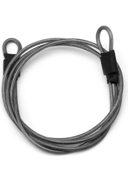 Siyah Stil X7AM x 2mm Bisiklet Scooter U-Kilit Güvenlik Döngü Kablosu Kilidi Bisiklet Spor (Yurt Dışından)