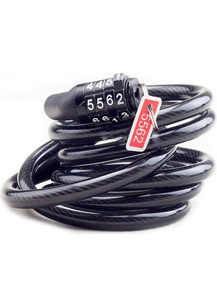 Siyah Stil 1 Adet Bisiklet Kilidi Bisiklet Kablo Temel Kendini Sarabilen Sıfırlanabilir Kombinasyonlu Kablo Bisiklet Kilidi Anahtarsız Bisiklet Aksesuarları (Yurt Dışından) fiyatları