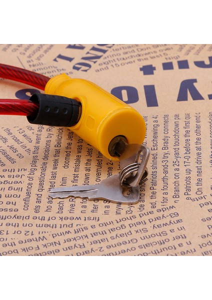 Rastgele Renk Stili 2 Anahtar Ile Bisiklet ve Scooter Güvenlik Kilidi-Random Renk (Yurt Dışından) modelleri