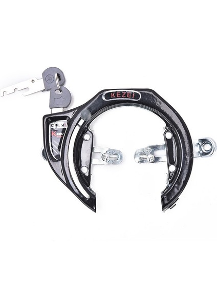 Siyah Stil Gri Siyah Bisiklet Kilidi Genel Bisiklet At Nal Tırnakları Hırsızlık Önleyici Kilidi Paylaşım Bisiklet Mtb Bisiklet Kilidi (Yurt Dışından)