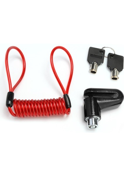 C Stili Xiaomi M365 Elektrikli Scooter Kaykay Tekerlekleri Kilidi Disk Fren Kilidi Steel Tel Ile Hırsızlık Önleyici (Yurt Dışından)