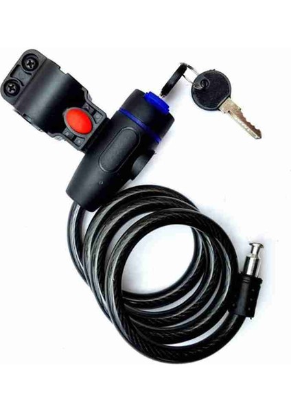 Evrensel Hırsızlık Önleyici Bisiklet Kilitli Çelik Bisiklet Bobin Kilidi Şato Güvenlik Kablosu Bisiklet Mtb Motosiklet S6V6 (Yurt Dışından) fiyatları