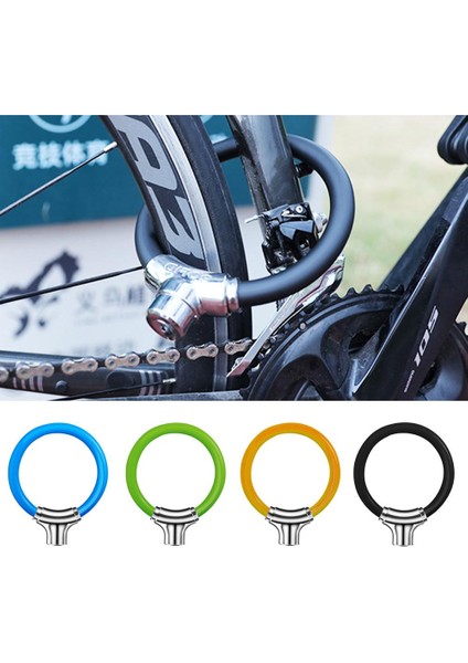 Siyah Stil Bisiklet Çelik Kablo Kilit Hırsızlık Karşıtı Yuvarlak Halka Güvenlik Açık Hava Bisiklet Kilidi Motosiklet Scooter Bisiklet Zincir Kilidi Için Pedal Çevirme (Yurt Dışından) fiyatları