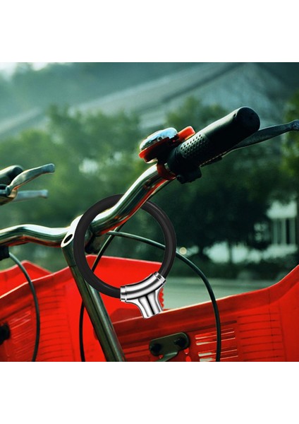 Siyah Stil Bisiklet Çelik Kablo Kilit Hırsızlık Karşıtı Yuvarlak Halka Güvenlik Açık Hava Bisiklet Kilidi Motosiklet Scooter Bisiklet Zincir Kilidi Için Pedal Çevirme (Yurt Dışından) modelleri