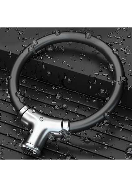 Siyah Stil Bisiklet Çelik Kablo Kilit Hırsızlık Karşıtı Yuvarlak Halka Güvenlik Açık Hava Bisiklet Kilidi Motosiklet Scooter Bisiklet Zincir Kilidi Için Pedal Çevirme (Yurt Dışından) fırsatları