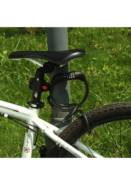 Yeşil Stil Bisiklet Kilidi 4 Haneli Kombinasyon 12MM Çelik Anti-Hırsızlık Güçlü Güvenlik Askı Kilidi Bisiklet Aksesuarları (Yurt Dışından) fiyatları