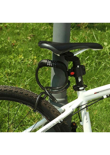 Siyah Stil Bisiklet Şifreli Kilit Hırsızlık Koruma Kombinasyon Kodlu Bisiklet Kilit Çelik Kablo Zincir Güvenlik Emniyet Kilidi Bisiklet Aksesuarları (Yurt Dışından) fiyatları