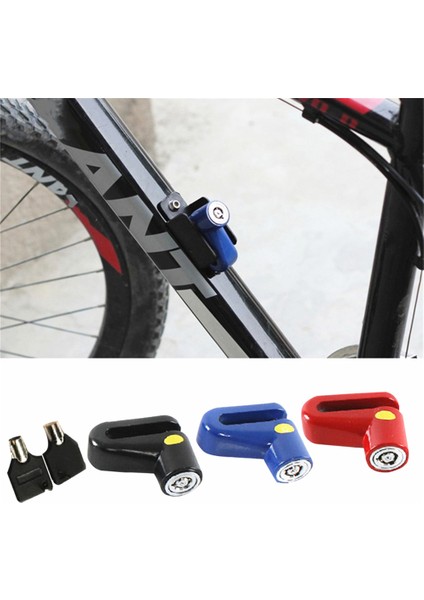 Mavi Stil Bisiklet Kilidi Güvenlik Hırsızlık Önleme Disk Fren Kilidi Çalıntı Koruma Scooter Güvenliği Bisiklet Aksesuarı (Yurt Dışından) fiyatları