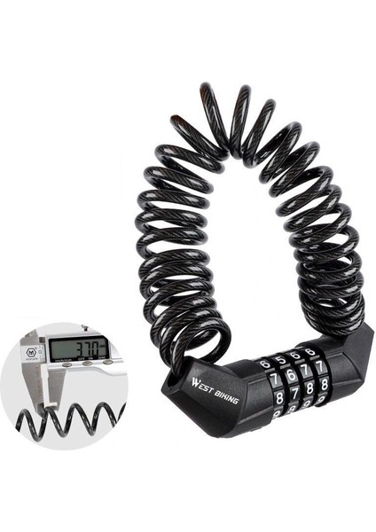 Bir Stil Yazın Taşınabilir Kod Şifreli Bisiklet Kiliti Bisiklet Kablolu Kilit Güçlü Güvenlik Kodlu Çelik Tel Bisiklet Güvenlik Kilidi Motosiklet (Yurt Dışından) indirimleri