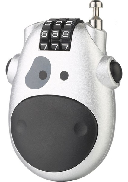 Siyah Stil Bisiklet Kask Kilidi Teleskopik Tel Halat Çelik Kablo Şifreli Valiz Bisiklet Kaskı Yüksek Hassasiyetli Şifreli Kilit (Yurt Dışından) fırsatları