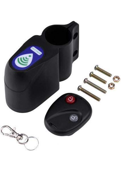 Siyah Stil Bisiklet Kilidi Alarm Kablosuz Kilit Moto Mtb Güvenlik Sistemi Uzaktan Kumanda Açık Hava Bisikleti Hırsızlığa Karşı Koruma Aksesuarları (Yurt Dışından)