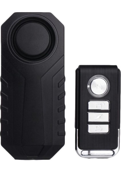 Siyah Stil Su Geçirmez Bisiklet Kilidi Hırsızlık Alarmı Kablosuz Uzaktan Kumandalı Motosiklet Bisiklet Güvenlik Alarmı 113DB Elektrikli Araç Alarm Sensörü (Yurt Dışından)