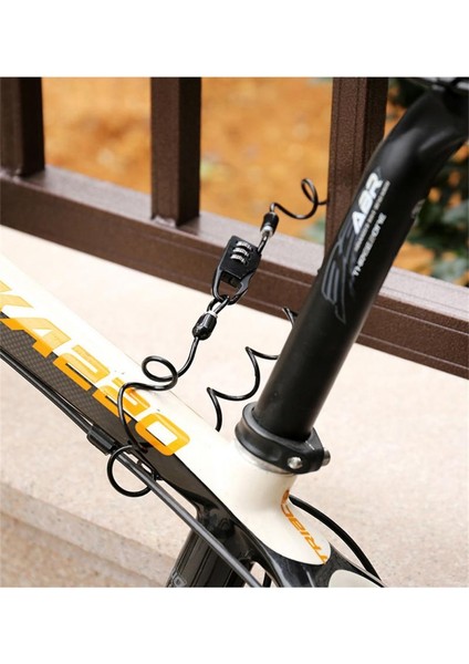 1 Adet Tarzı Yeni Dayanıklı Kask Kilidi Zinciri 4 Haneli Şifre Kombinasyonlu Taşınabilir Mtb Yol Bisikleti Hırsızlık Karşıtı Kablo Hırsızlık Kilidi Bisiklet Parçaları (Yurt Dışından) modelleri