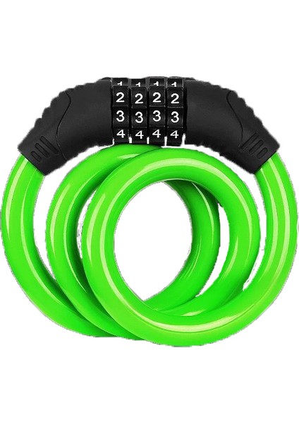 D Stili Bisiklet Hırsızlık Karşıtı Kask 4 Haneli Şifreli Kilitleme Scooter Motosiklet Bisiklet Güvenliği Taşınabilir Yaylı Mtb Hafif Kilidi (Yurt Dışından)