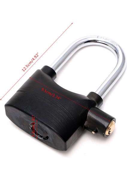 Su Geçirmez Siren Alarmı Kilit Alarm Kilidi Motosiklet Uzun Işın Bisiklet Için (Yurt Dışından) fiyatları