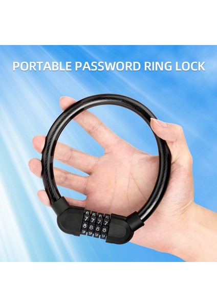 Mavi Stil Bisiklet Kilidi Taşınabilir Parçalar Bisiklet Zinciri Engelleri Güçlü Güvenlik Çelik Teller (Yurt Dışından) modelleri