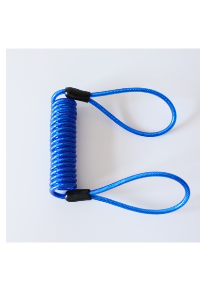 120 Mavi Stil Kablo Bisiklet Kilidi Emniyet Uyarısı Motosiklet Disk Kilidi Güvenlik Hatırlatıcı Bisiklet Aksesuarları - Türkçe (Yurt Dışından)