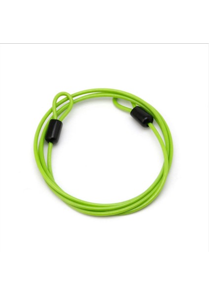 Yeşil Stil Paslanmaz Çelik Bisiklet Kilidi Spor Güvenlik Döngü Kablo Kilidi Bisiklet Scooter Çift Uçlu Çelik Halat Candado Bicicleta (Yurt Dışından)