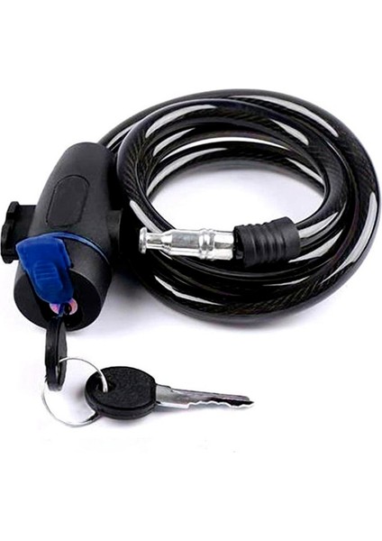 No.1 Tarzı Çalıntı Spiral Çelik Kablo Evrensel Koruyucu Bisiklet Kilidi Paslanmaz Çelik Kablo Bobini Bisiklet Aksesuarları Bisiklet Kilidi 2 Anahtar Ile (Yurt Dışından) fırsatları