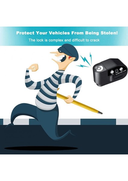 02 Siyah Stil Motosiklet Scooter Disk Kilidi Çelik Motor Bisikleti Hırsızlık Kilidi Su Geçirmez Bisiklet Güvenlik Alarmı Kilidi Bisiklet Aksesuarları (Yurt Dışından) modelleri