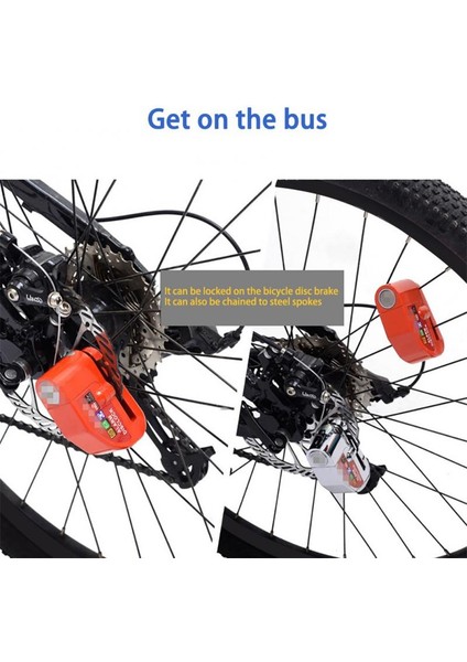 02 Siyah Stil Motosiklet Scooter Disk Kilidi Çelik Motor Bisikleti Hırsızlık Kilidi Su Geçirmez Bisiklet Güvenlik Alarmı Kilidi Bisiklet Aksesuarları (Yurt Dışından) fırsatları