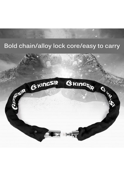 Siyah Stil Açık Hava Bisiklet Zincir Kilidi Hırsızlık Önleyici Kilitleme Araba Kilidi Açık Havada Bisiklet Sürme Mtb Yol Bisikleti Hırsızlık Koruması Güvenlik Zincir Kilidi (Yurt Dışından) fiyatları