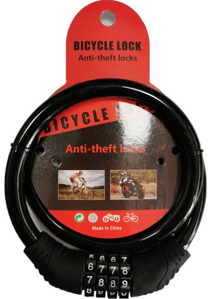 Pembe Tarzı Bisiklet Kilidi Dağ Bisikleti Anti-Hırsızlık Tel Kilidi 4 Haneli Şifre Elektrikli Araç Motosiklet Çelik Kablo Kilidi Bisiklet Aksesuarları (Yurt Dışından) fiyatları