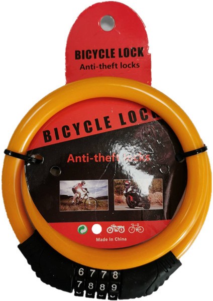 Pembe Tarzı Bisiklet Kilidi Dağ Bisikleti Anti-Hırsızlık Tel Kilidi 4 Haneli Şifre Elektrikli Araç Motosiklet Çelik Kablo Kilidi Bisiklet Aksesuarları (Yurt Dışından) modelleri