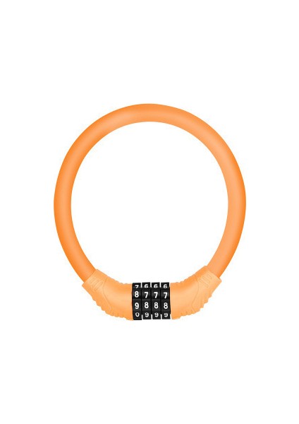 Model2 Turuncu Stili Bisiklet Dört Haneli Şifreli Kilit Hırsızlık Koruma Dağ Bisikleti Kilidi Ölü Sinek Bisiklet Ekipmanı Elektrikli Motosiklet (Yurt Dışından)