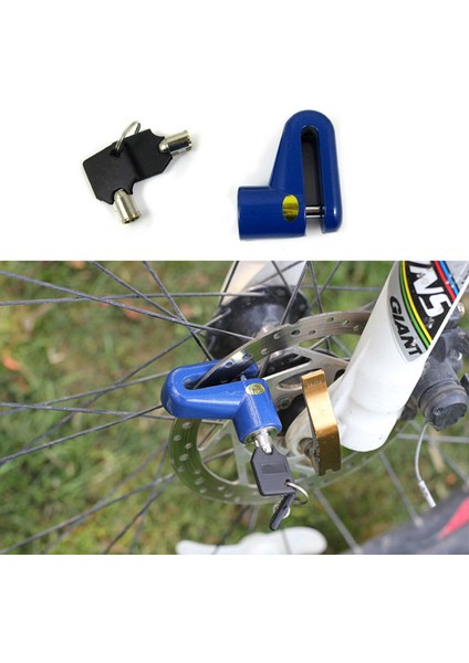 Mavi Stil Mtb Yol Bisikleti Disk Fren Kilidi Taşınabilir Hızlı Elektrikli Bisiklet Motosiklet Disk Fren Kilidi Tel Kilitler Açık Hava Bisiklet Kilidi (Yurt Dışından) modelleri