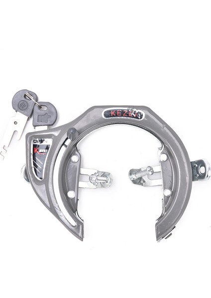 gr Stili 1 Adet Gri Siyah Bisiklet Kilidi Genel Bisiklet At Kilitleri Anti-Hırsızlık Kilidi Paylaş Bisiklet Mtb Bisiklet Kilidi (Yurt Dışından)