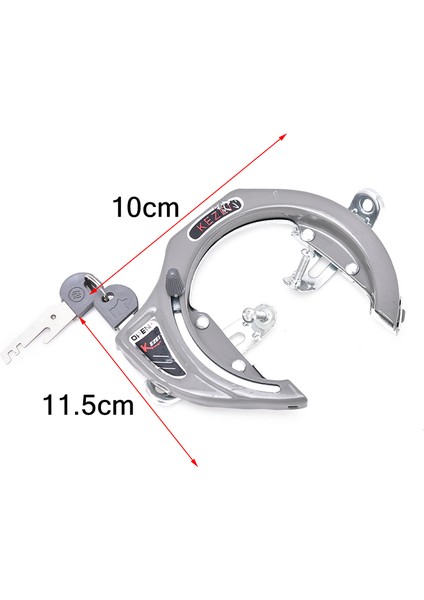 gr Stili 1 Adet Gri Siyah Bisiklet Kilidi Genel Bisiklet At Kilitleri Anti-Hırsızlık Kilidi Paylaş Bisiklet Mtb Bisiklet Kilidi (Yurt Dışından) fırsatları