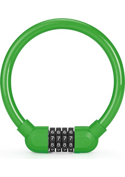 Yeşil Stil Bisiklet Şifreli Kilit Hırsızlık Karşıtı Çelik Zincir Güvenlik Kilidi Bisiklet Aksesuarları (Yurt Dışından)