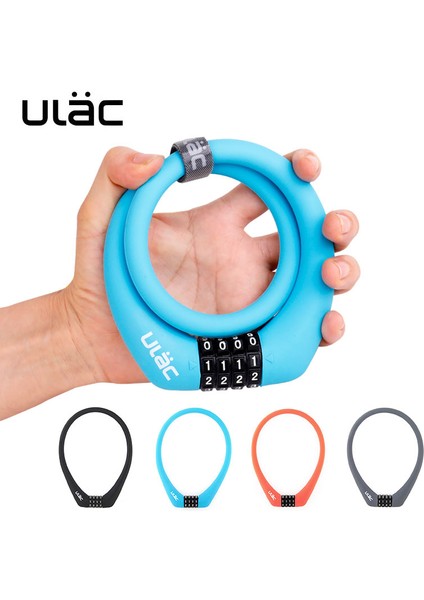 Gri Tarzı Bisiklet Kombinasyon Kilidi Silikon Entegre 55 cm Çelik Örgülü Kablo 4 Rakamı Sıfırlanabilir Hafif Kompakt Boyut Ulac Prag Sc1 (Yurt Dışından) fiyatları