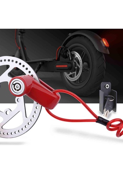 Siyah Stil Xiaomi Scooter Güvenlik Kilidi Elektrikli Scooter Disk Fren Kilidi Hırsızlık Önleme Xiaomi Mijia M365 Aksesuarları Için Bisiklet Disk Fren - Turkish (Yurt Dışından) modelleri