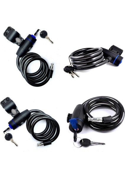 Menekşe Tarzı Evrensel Hırsızlık Önleyici Bisiklet Bisiklet Kilit Paslanmaz Çelik Kablo Bobinli Kale Motosiklet Devre Mtb Bisiklet Güvenlik Kilidi 2 Anahtarla (Yurt Dışından) fiyatları