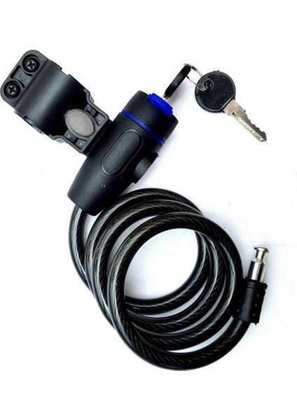 Menekşe Tarzı Evrensel Hırsızlık Önleyici Bisiklet Bisiklet Kilit Paslanmaz Çelik Kablo Bobinli Kale Motosiklet Devre Mtb Bisiklet Güvenlik Kilidi 2 Anahtarla (Yurt Dışından) modelleri