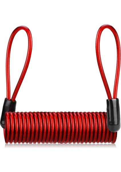 Kırmızı Hatırlatıcı Ip Stili Hırsızlık Önleyici Bisiklet Scooter Disk Fren Kilidi Tekerlekler Disk Frenleri Kilidi Hatırlatma Çelik Kablo Motorsiklet Bisiklet Hırsızlık Koruma (Yurt Dışından)