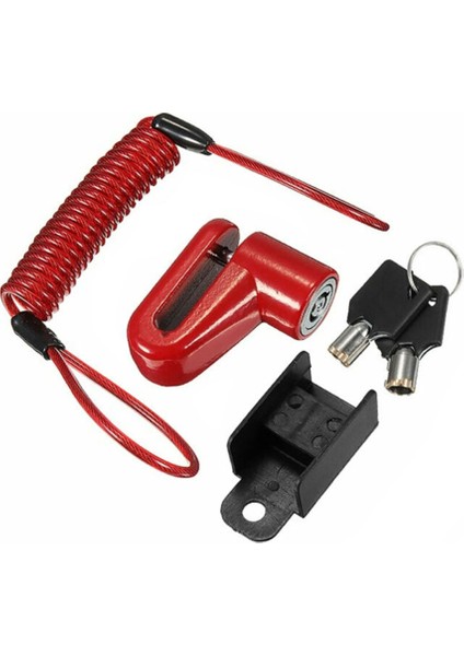 B Tarzı Xiaomi M365 Elektrikli Scooter Kaykay Tekerlekleri Için Çelik Tel Ile Anti-Hırsızlık Disk Fren Kilidi (Yurt Dışından)