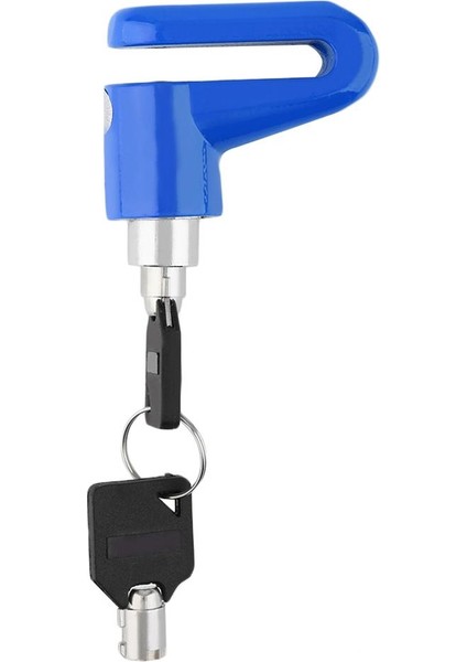 Mavi Stil Motosiklet Disk Fren Kilidi Hırsız Alarmı Motor Bisiklet Scooter Disk Fren Kilidi (Yurt Dışından)