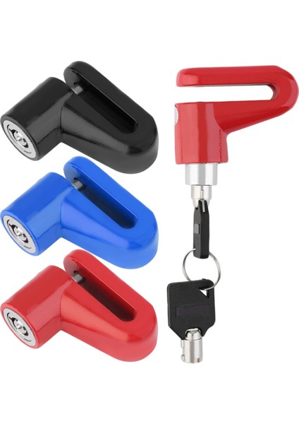 Mavi Stil Motosiklet Disk Fren Kilidi Hırsız Alarmı Motor Bisiklet Scooter Disk Fren Kilidi (Yurt Dışından)