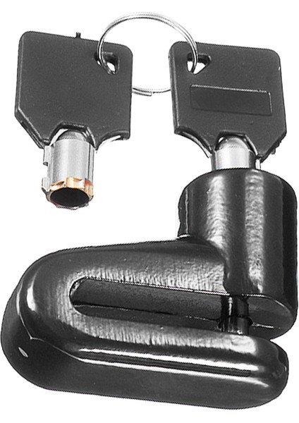 Siyah Kilit Tarzı Disk Frenli Tekerlek Kilidi Taşınabilir Hırsızlık Önleyici Kilit Çelik Tel Bisiklet Elektrikli Kaykay Scooter Aksesuarları (Yurt Dışından)